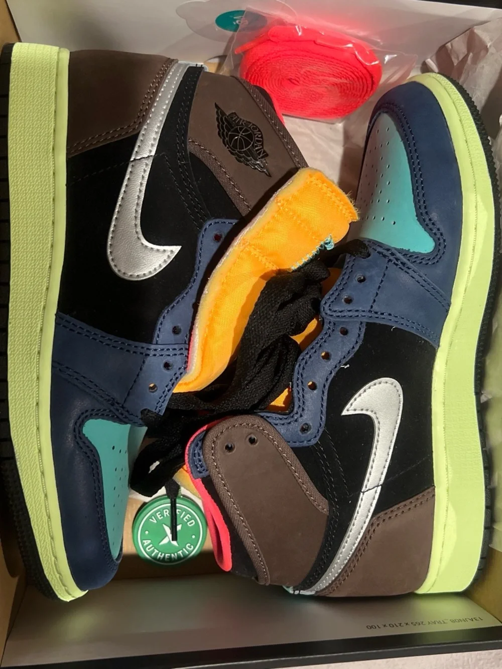 Nike Air Jordan 1 Mid Kids Shoes - Multicolor